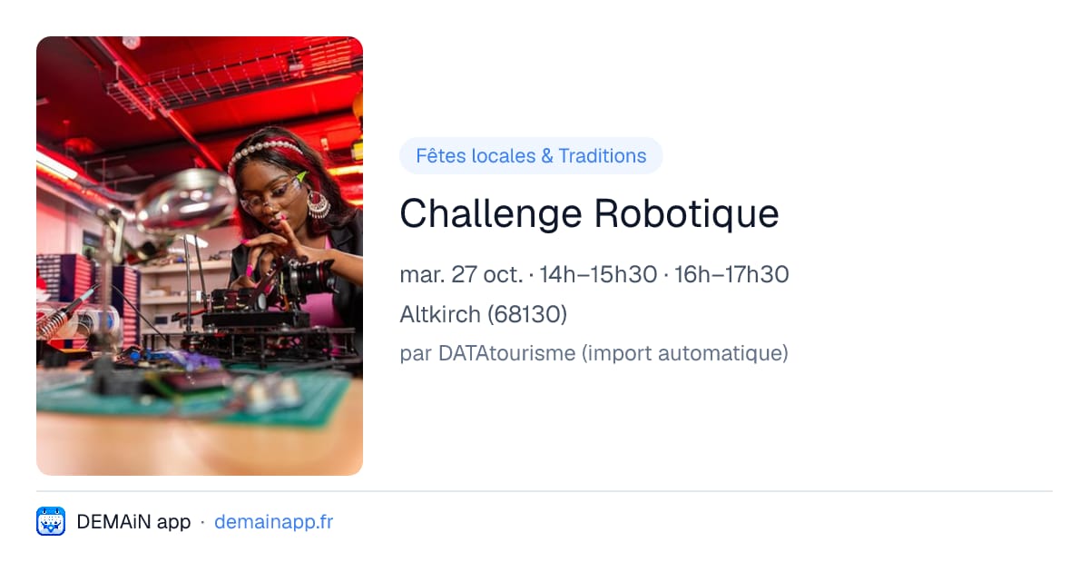 Challenge Robotique — Altkirch