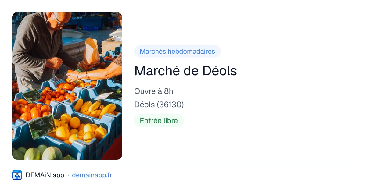 Marché de Déols — Déols