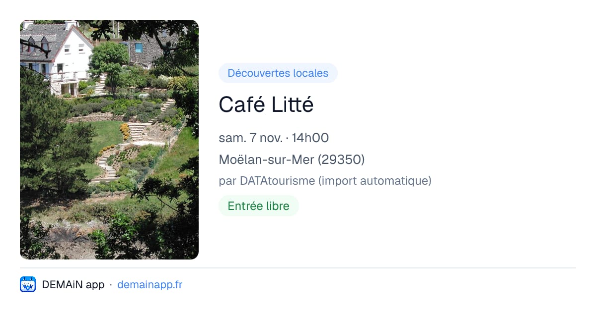 Café Litté — Moëlan-sur-Mer