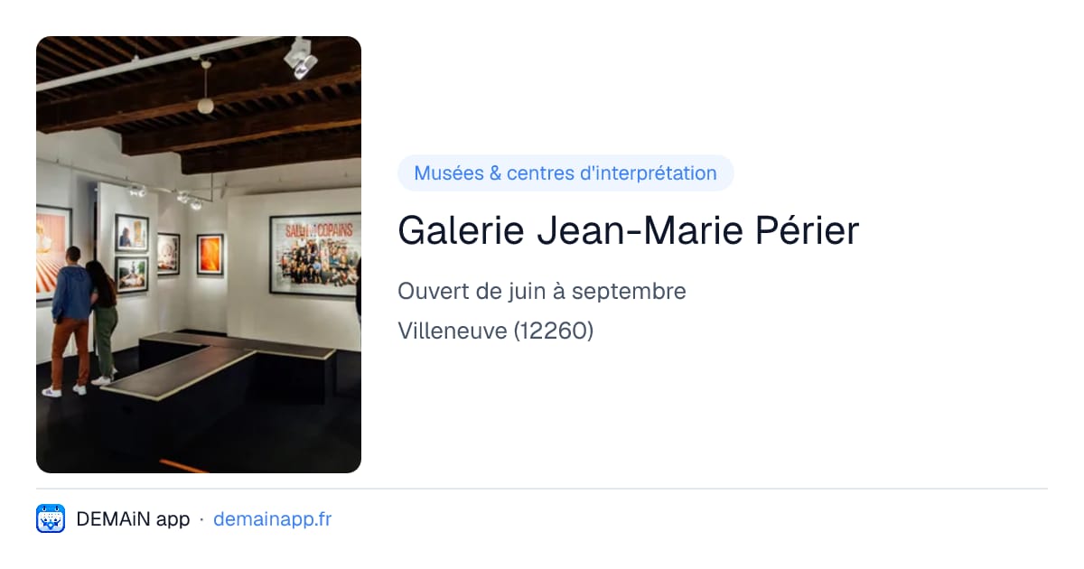 Galerie Jean-Marie Périer — Villeneuve