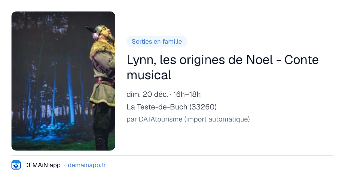 Lynn, les origines de Noel - Conte musical — La Teste-de-Buch