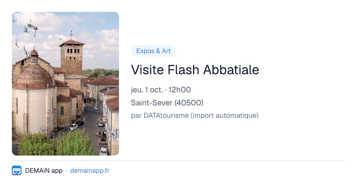 Visite Flash Abbatiale — Saint-Sever