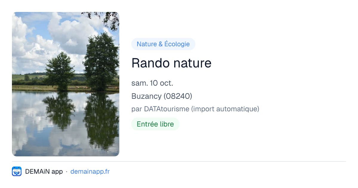 Rando nature — Buzancy