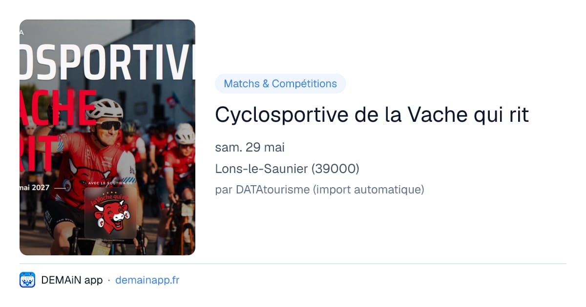 Cyclosportive de la Vache qui rit — Lons-le-Saunier