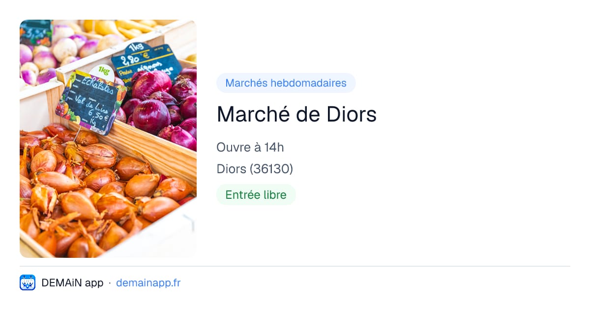 Marché de Diors — Diors