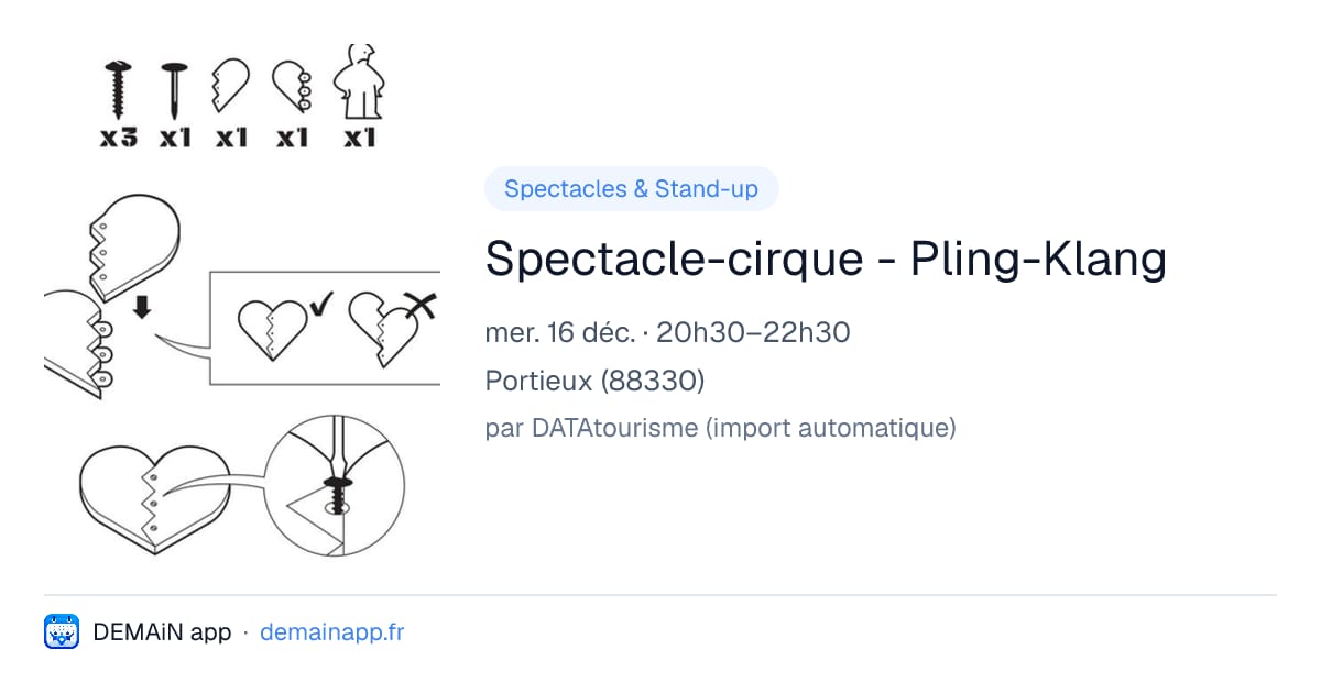 Spectacle-cirque - Pling-Klang — Portieux