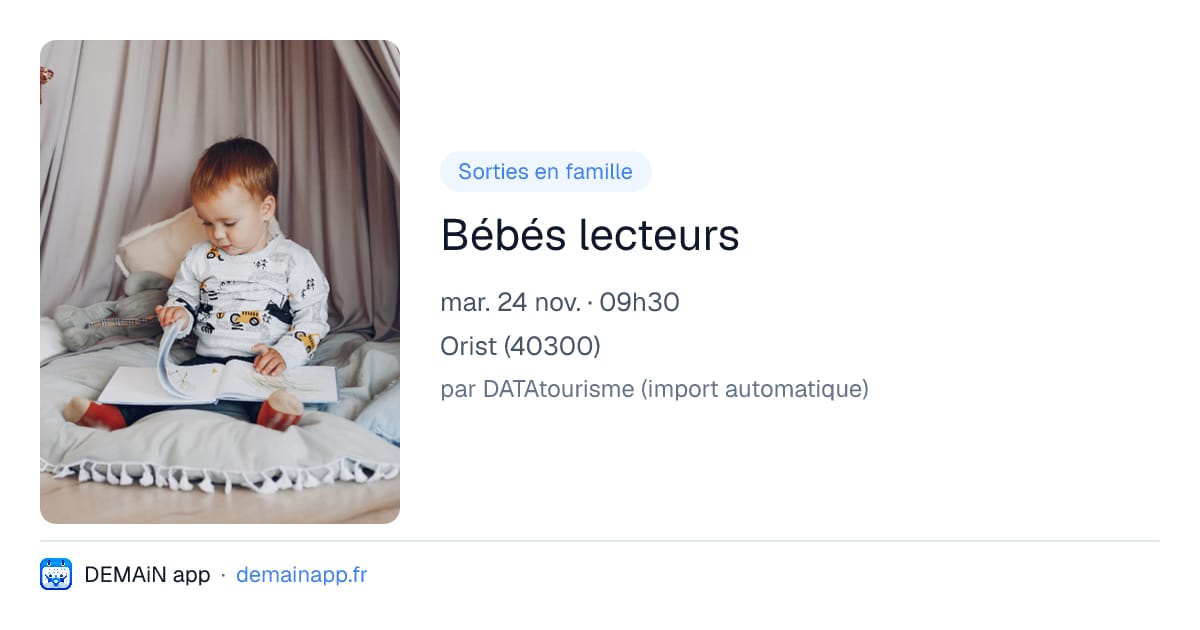 Bébés lecteurs — Orist