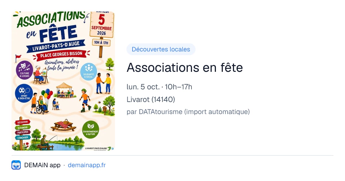 Associations en fête — Livarot