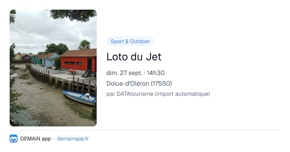 Loto du Jet — Dolus-d'Oléron