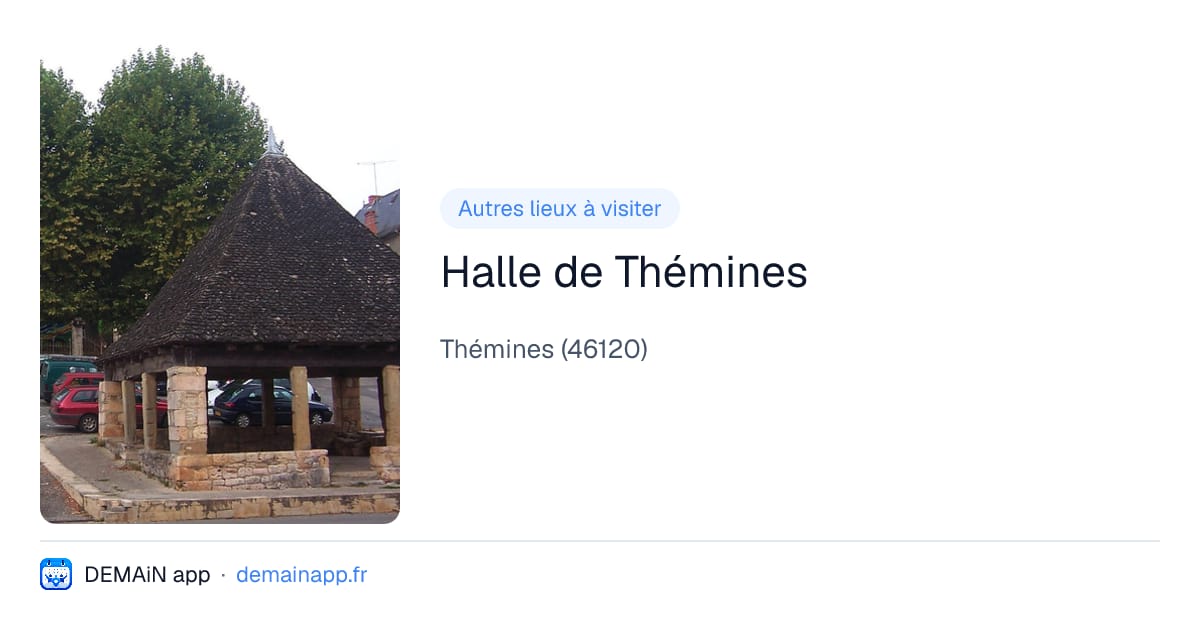 Halle de Thémines — Thémines