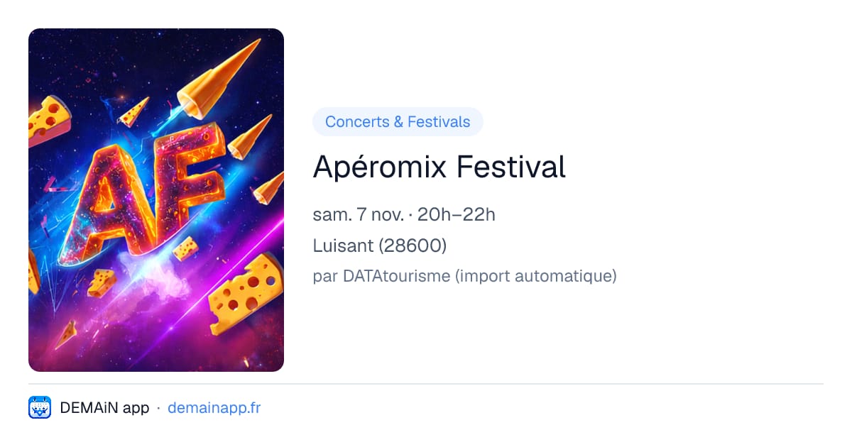 Apéromix Festival — Luisant