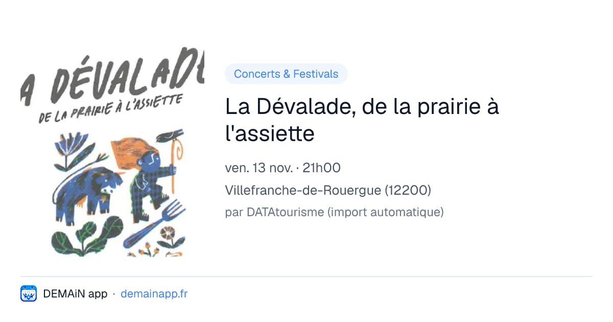 La Dévalade, de la prairie à l'assiette — Villefranche-de-Rouergue