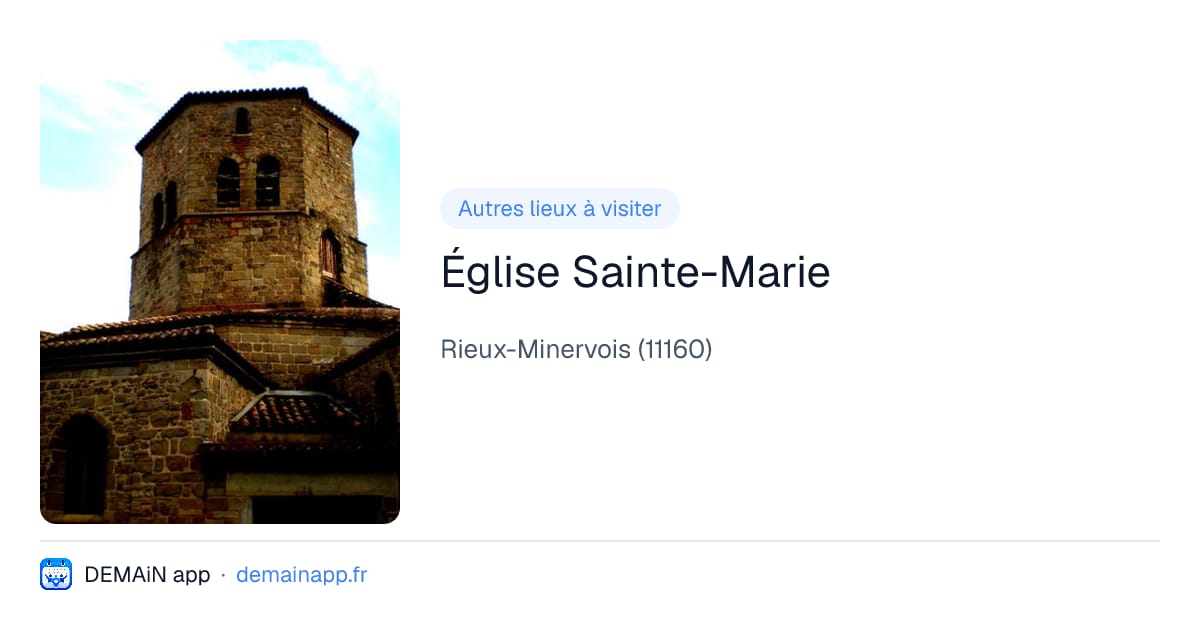 Église Sainte-Marie — Rieux-Minervois
