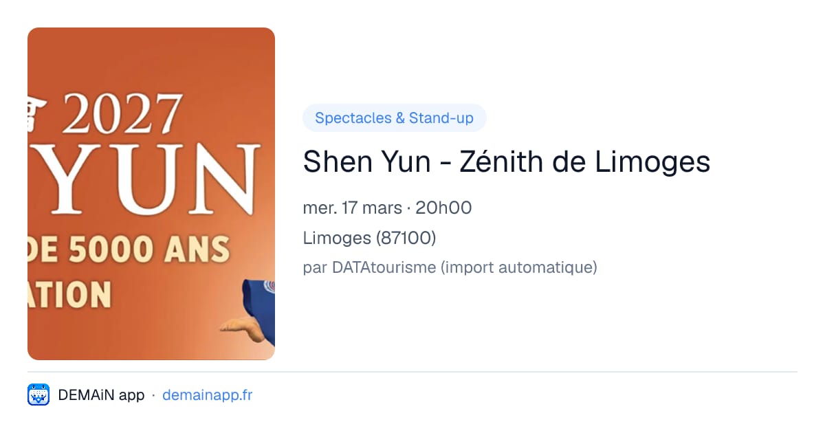 Shen Yun - Zénith de Limoges — Limoges