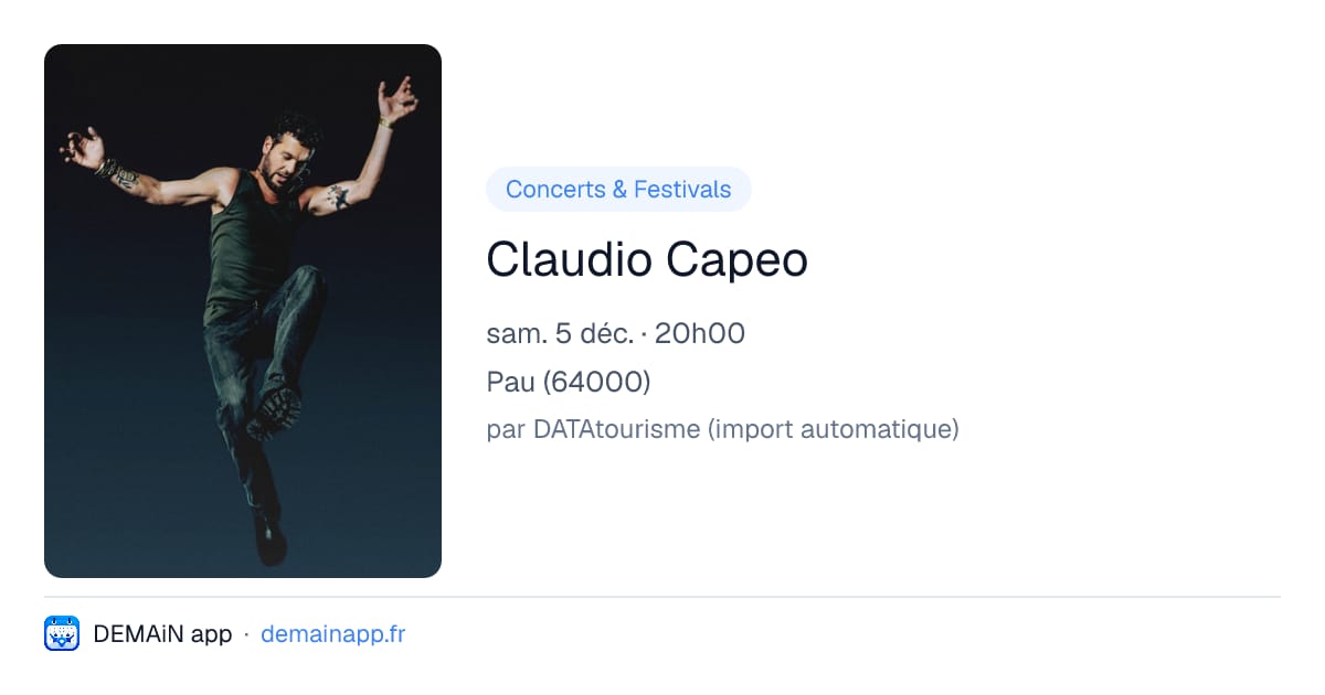 Claudio Capeo — Pau