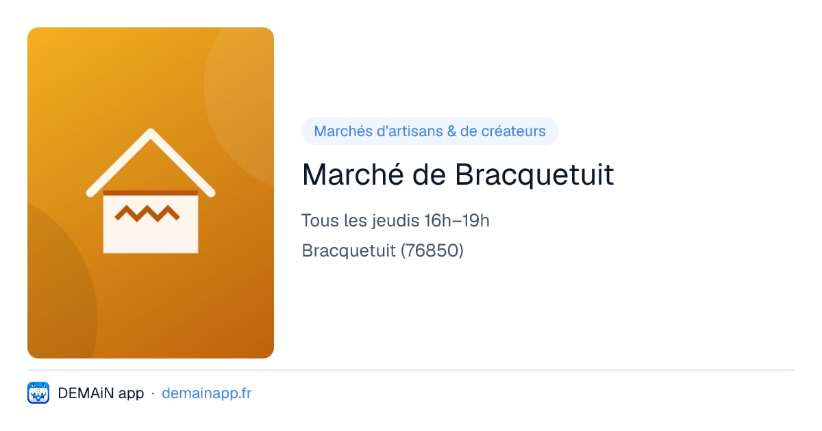 Marché de Bracquetuit — Bracquetuit