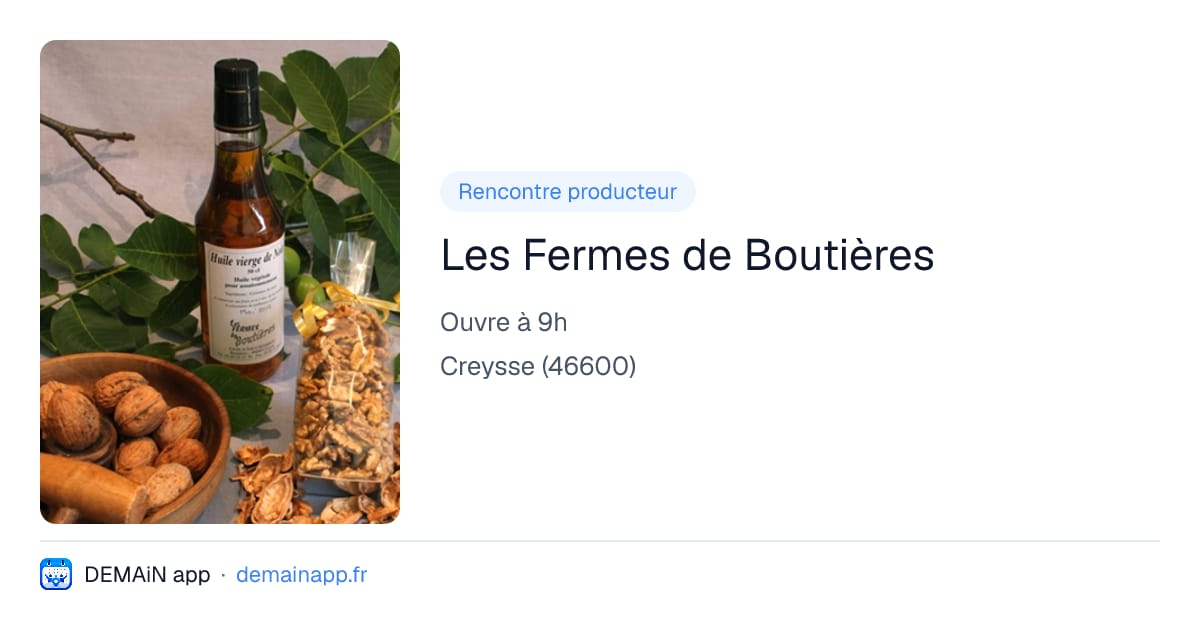 Les Fermes de Boutières — Creysse