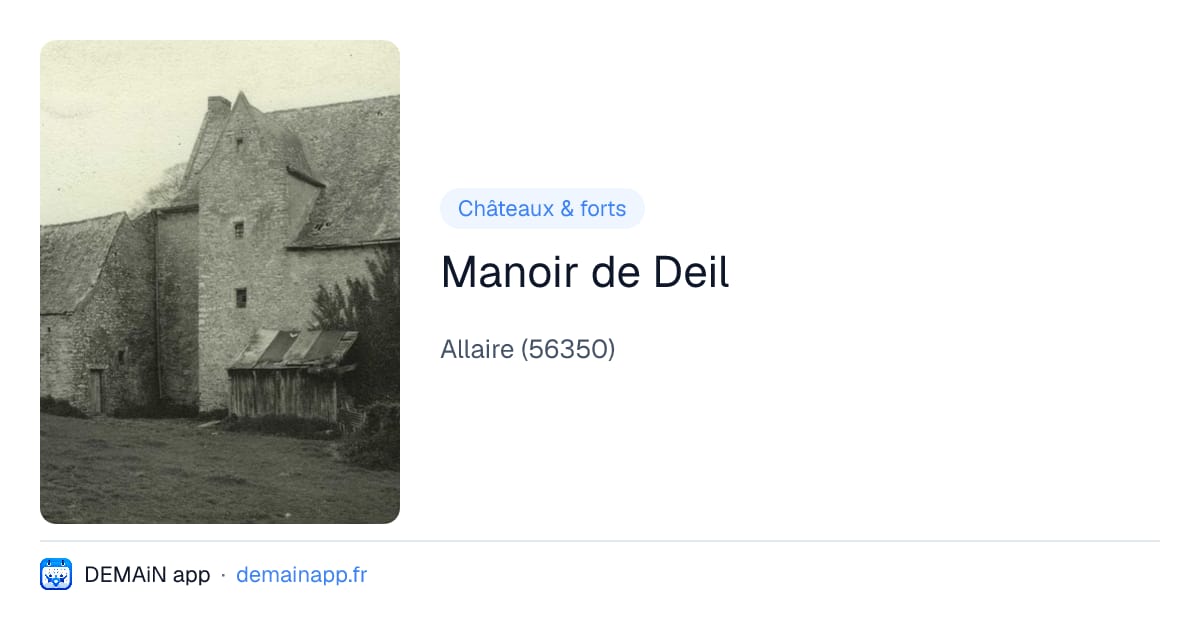Manoir de Deil — Allaire