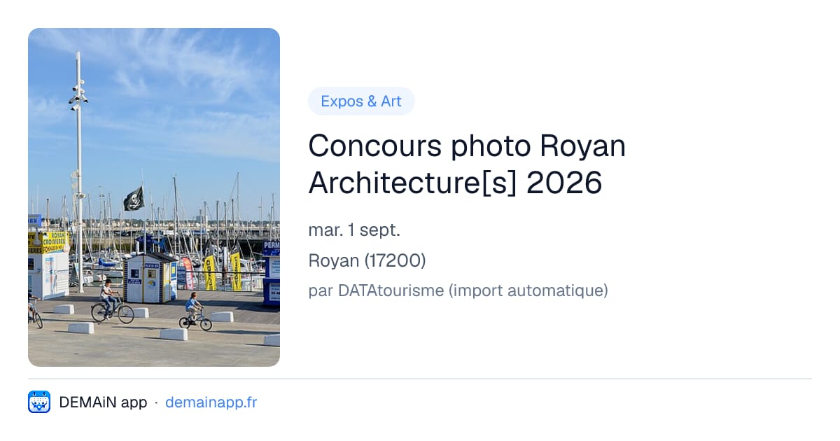 Concours photo Royan Architecture[s] 2026 — Royan
