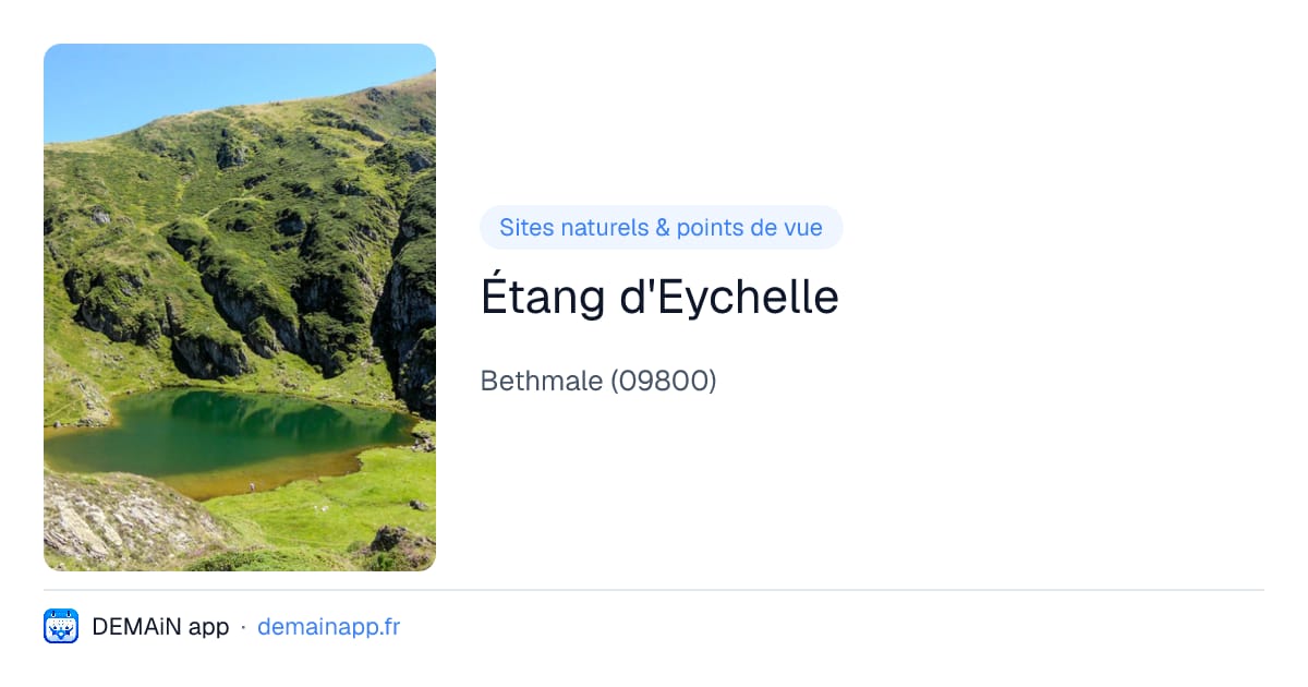 Étang d'Eychelle — Bethmale