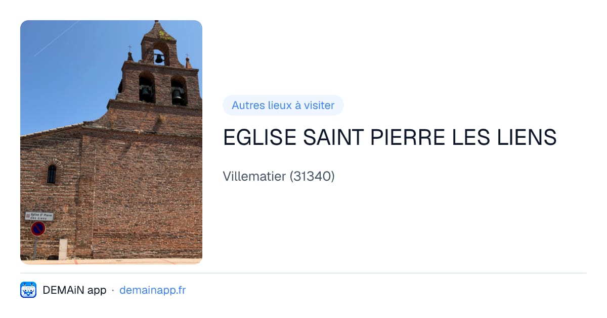 EGLISE SAINT PIERRE LES LIENS — Villematier