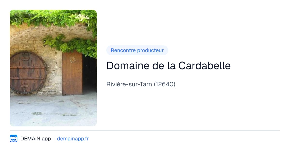 Domaine de la Cardabelle — Rivière-sur-Tarn