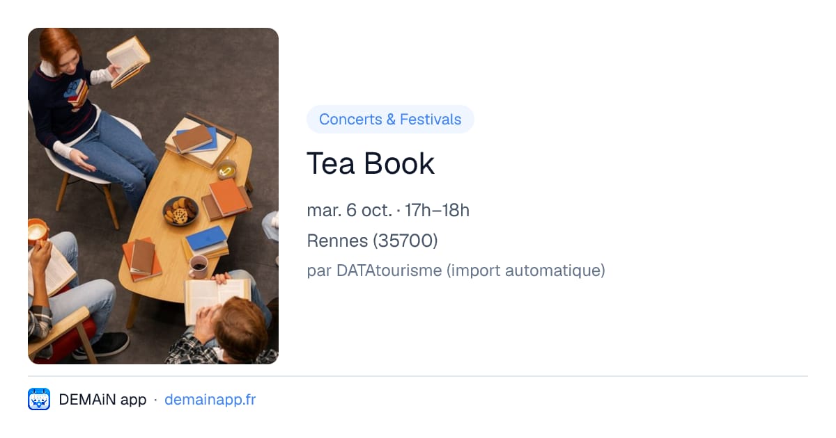 Tea Book — Rennes