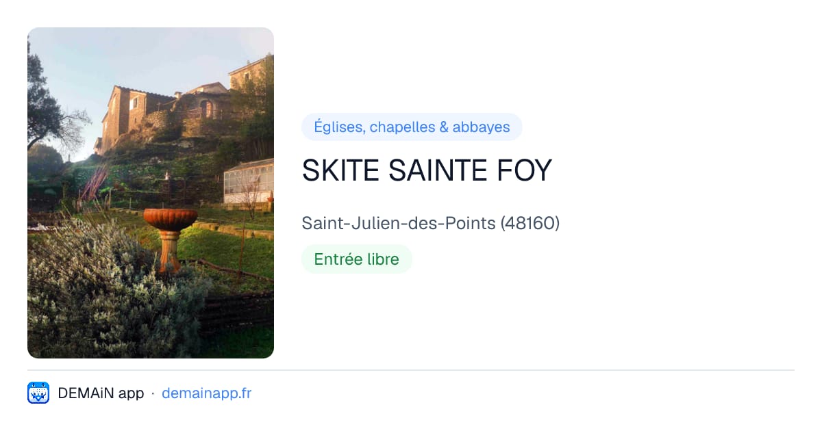 SKITE SAINTE FOY — Saint-Julien-des-Points