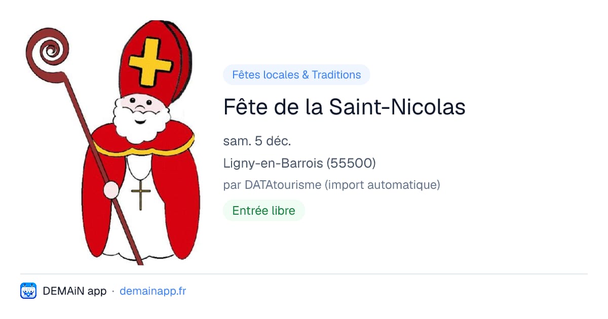 Fête de la Saint-Nicolas — Ligny-en-Barrois