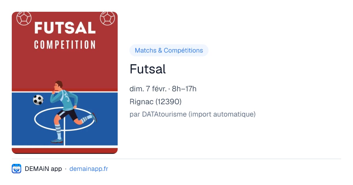 Futsal — Rignac