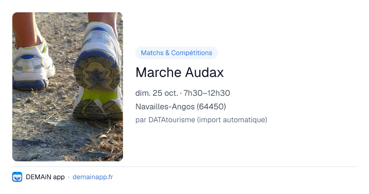 Marche Audax — Navailles-Angos