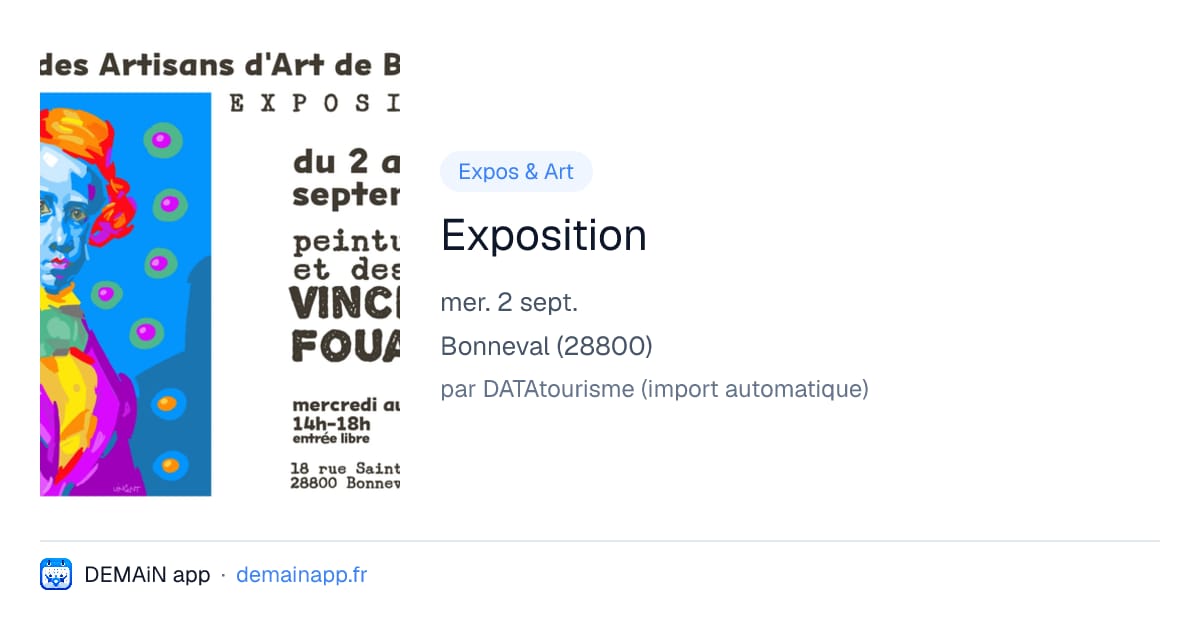 Exposition — Bonneval