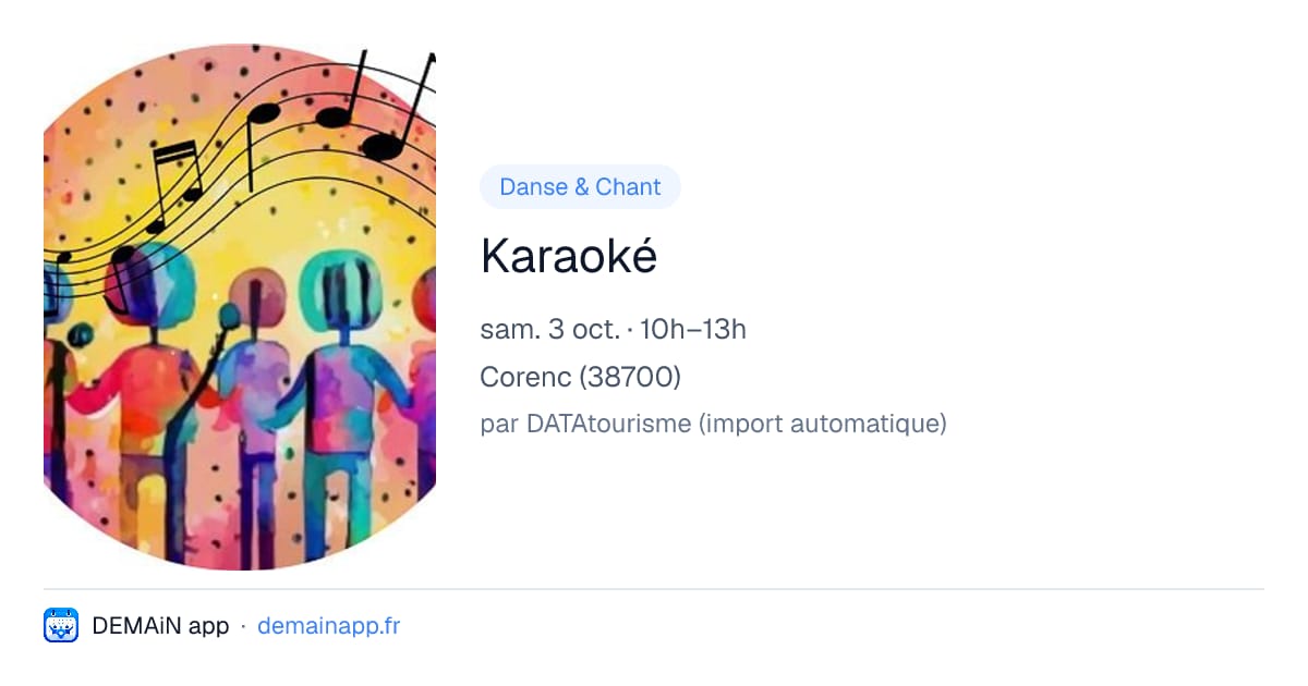 Karaoké — Corenc