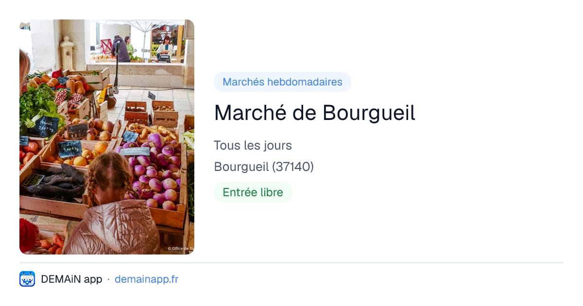 Marché de Bourgueil — Bourgueil