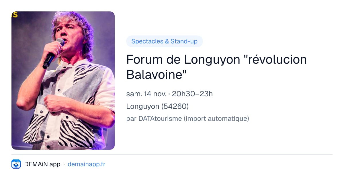 Forum de Longuyon "révolucion Balavoine" — Longuyon