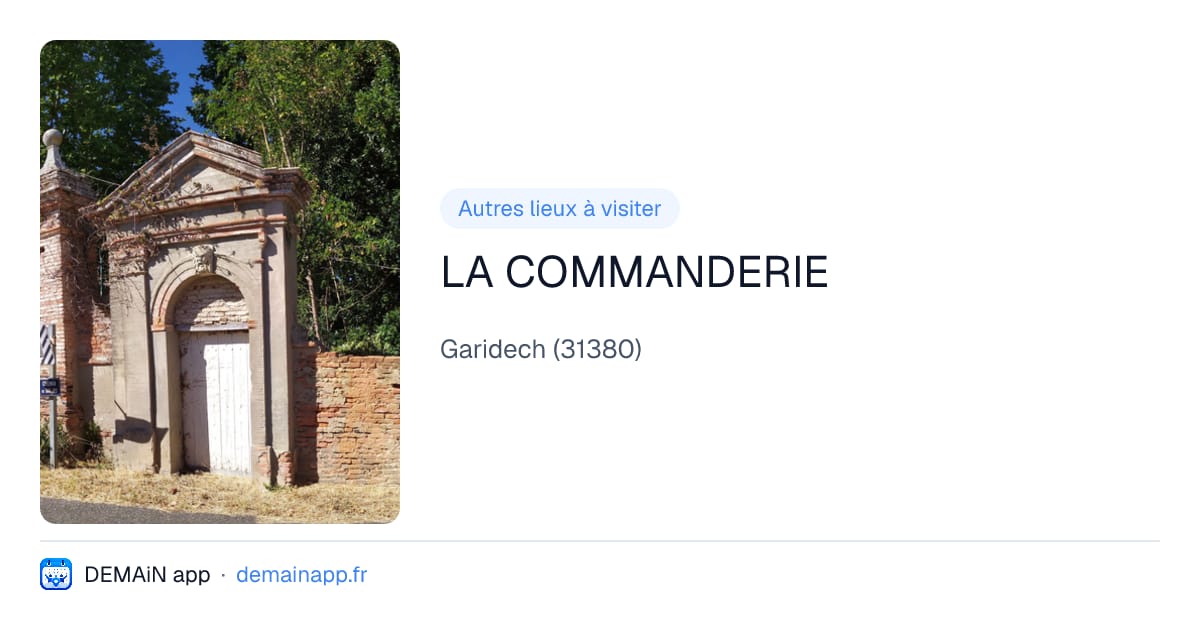 LA COMMANDERIE — Garidech