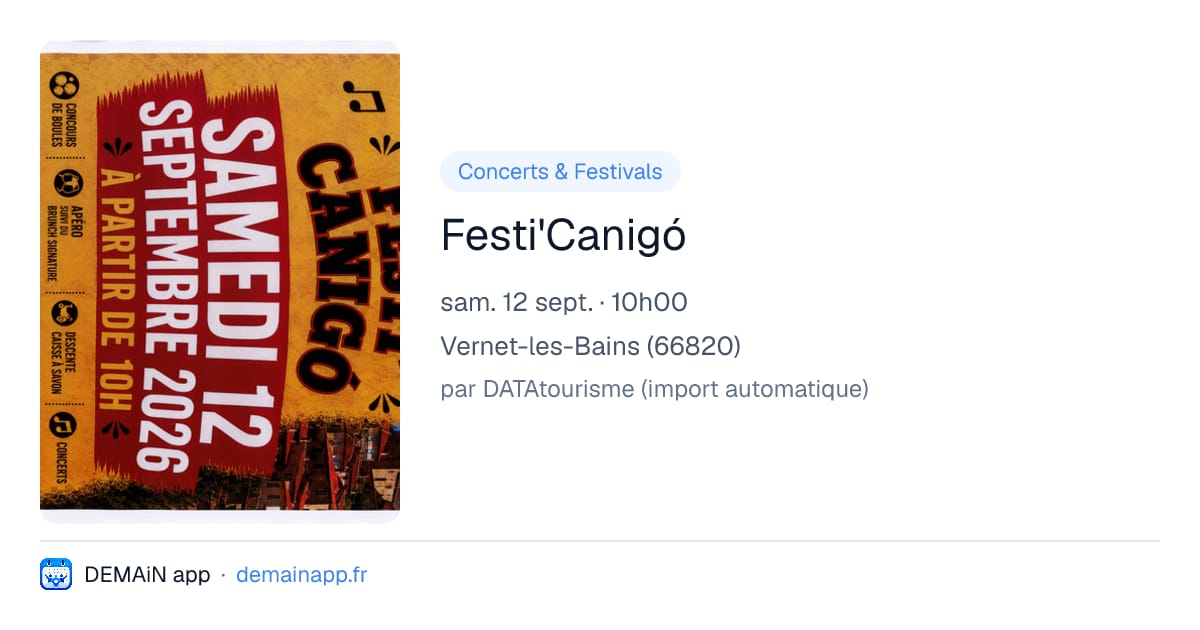 Festi'Canigó — Vernet-les-Bains