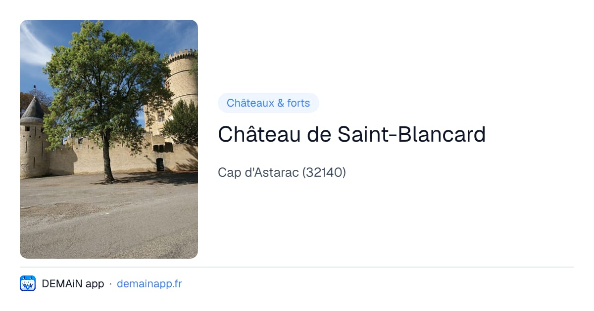 Château de Saint-Blancard — Cap d'Astarac