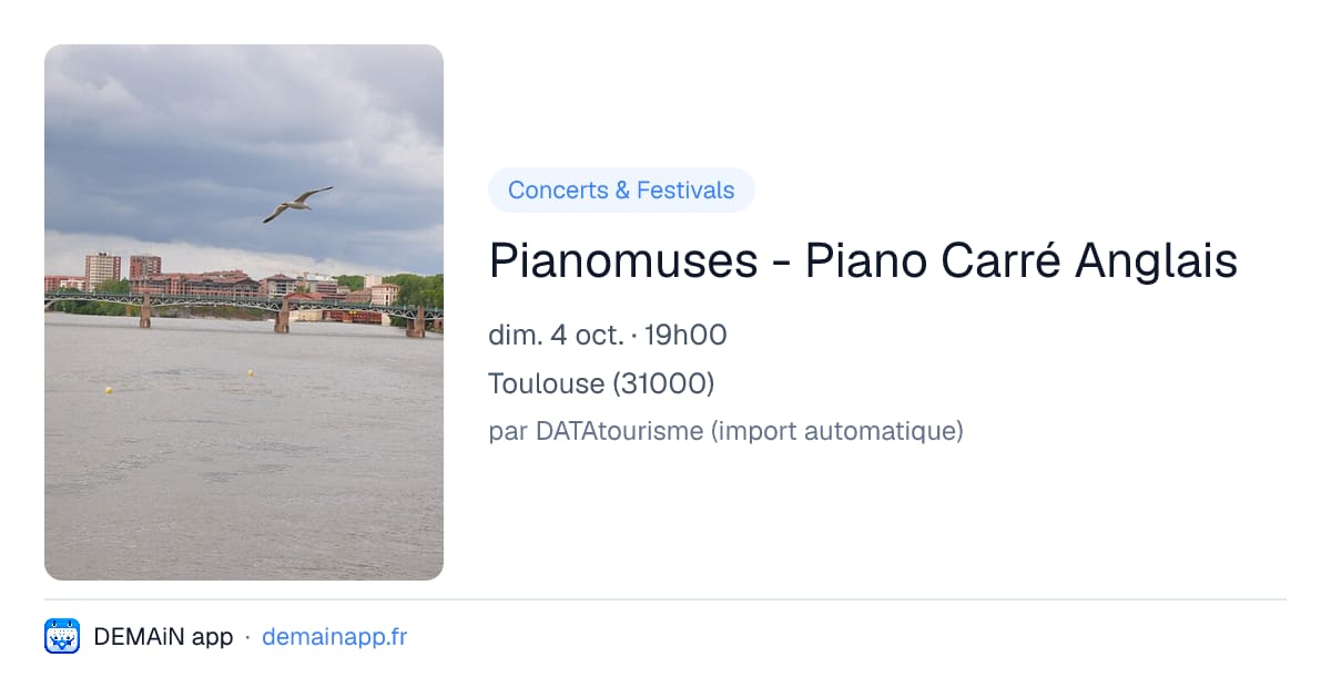 Pianomuses - Piano Carré Anglais — Toulouse
