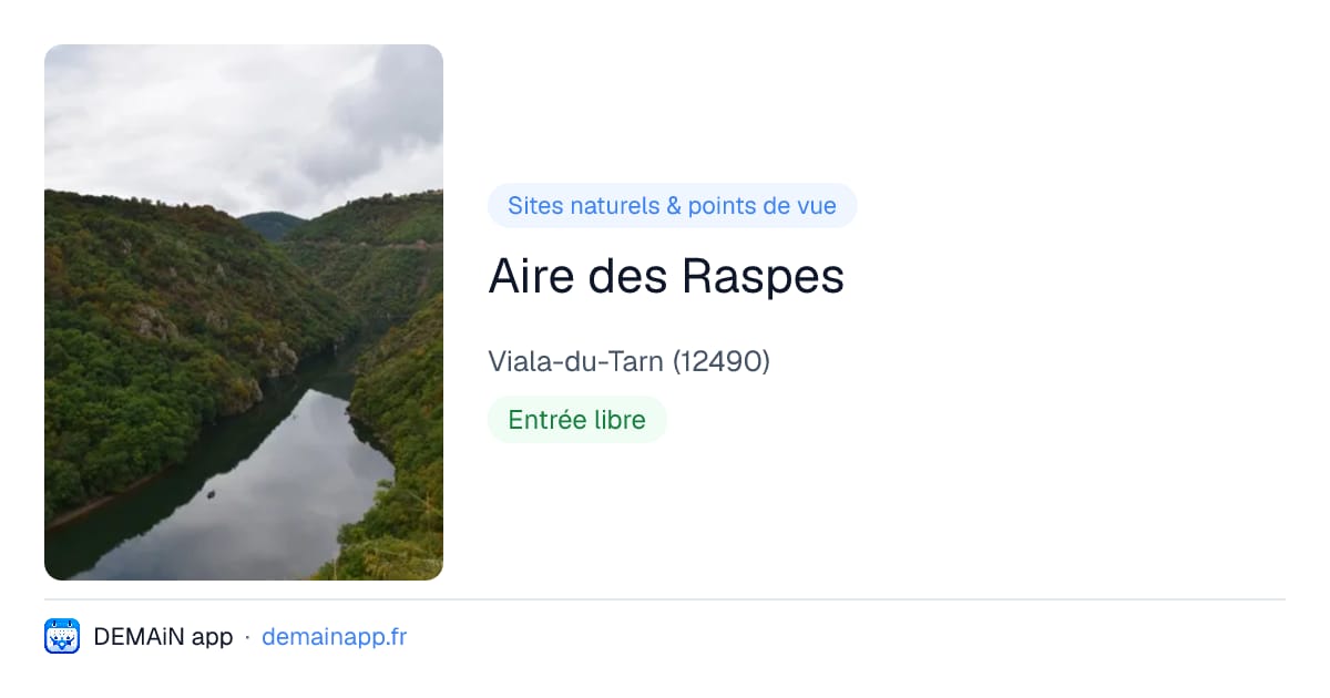 Aire des Raspes — Viala-du-Tarn