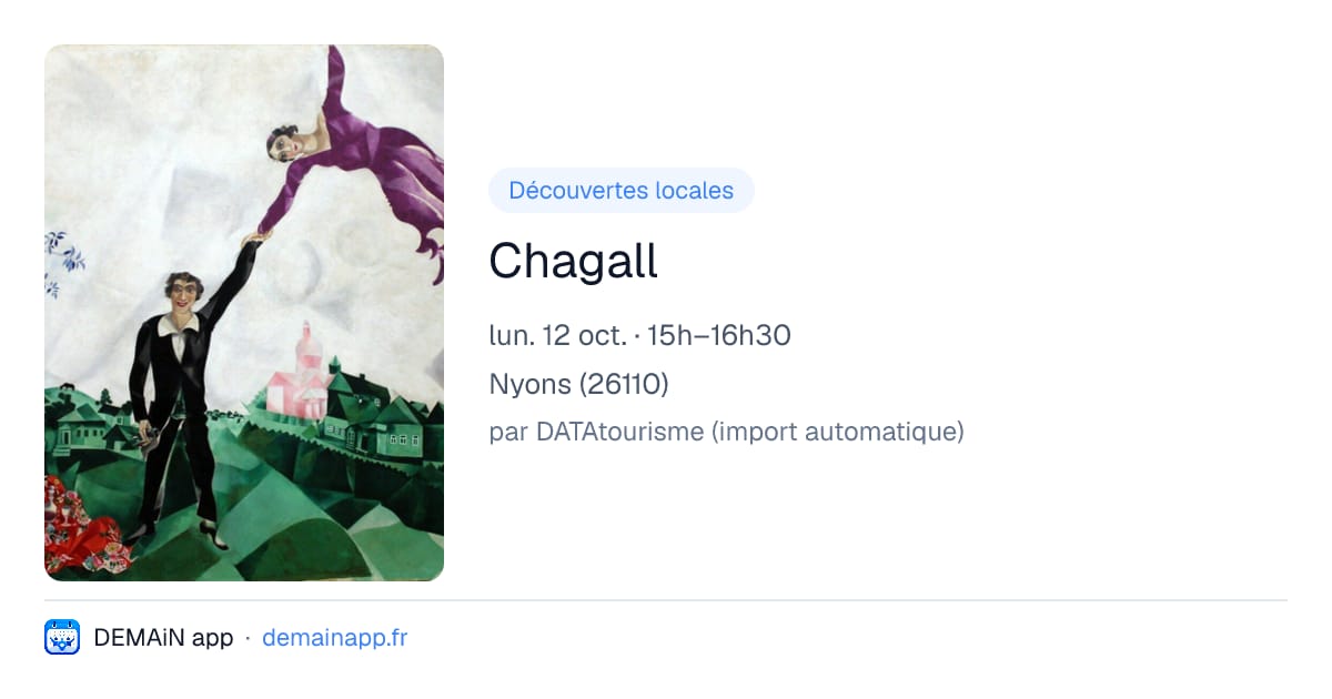 Chagall — Nyons