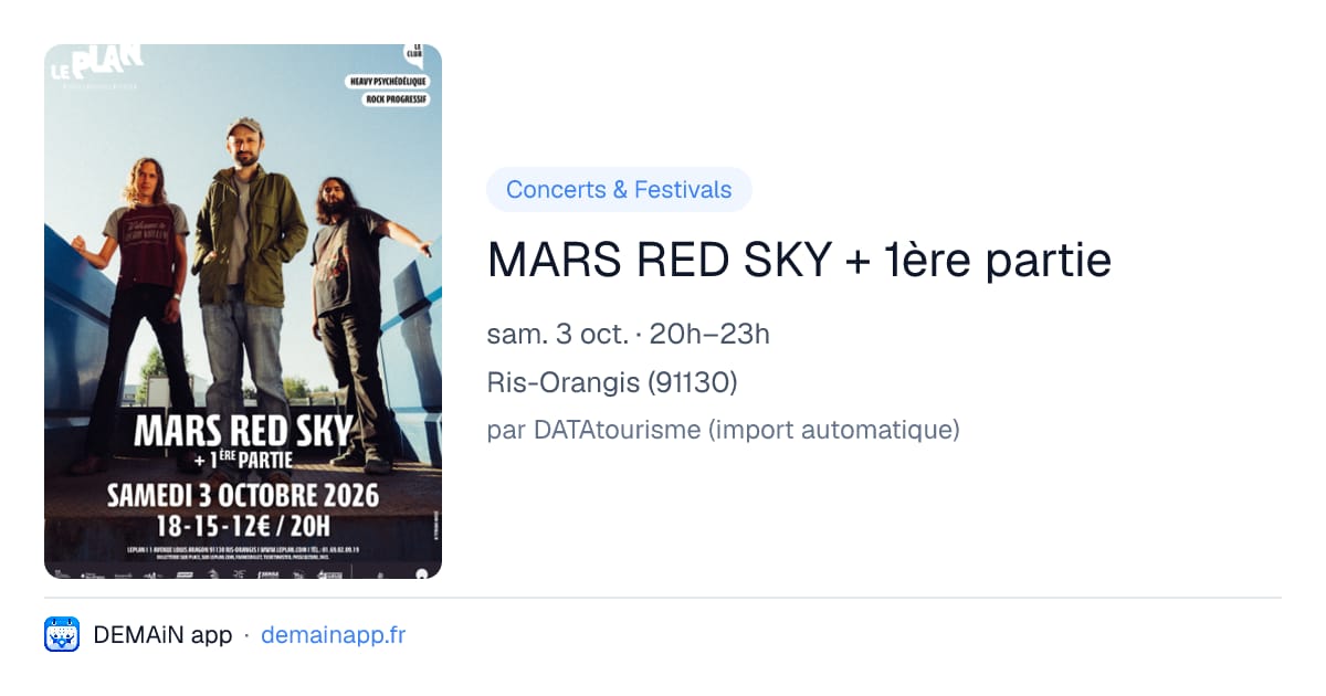 MARS RED SKY + 1ère partie — Ris-Orangis
