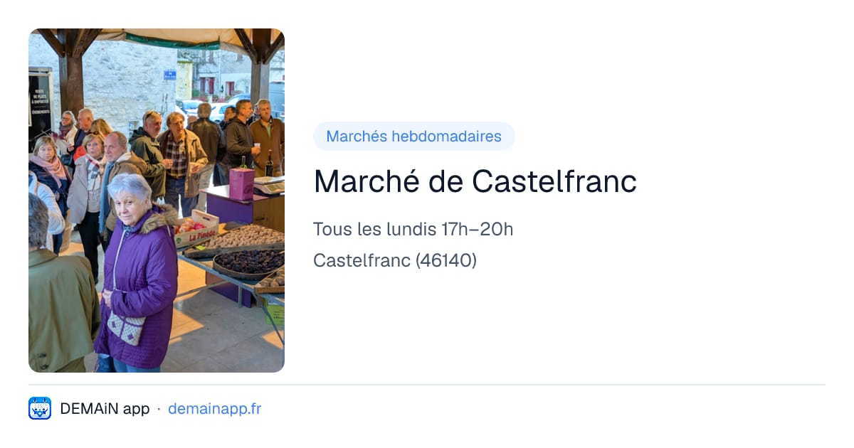 Marché de Castelfranc — Castelfranc