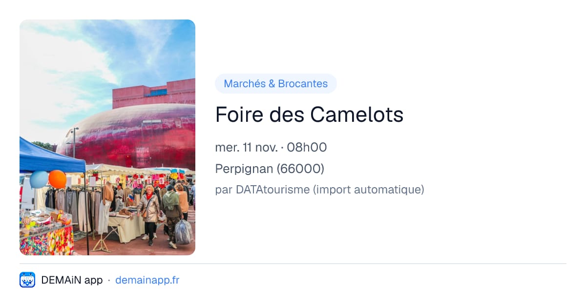 Foire des Camelots — Perpignan