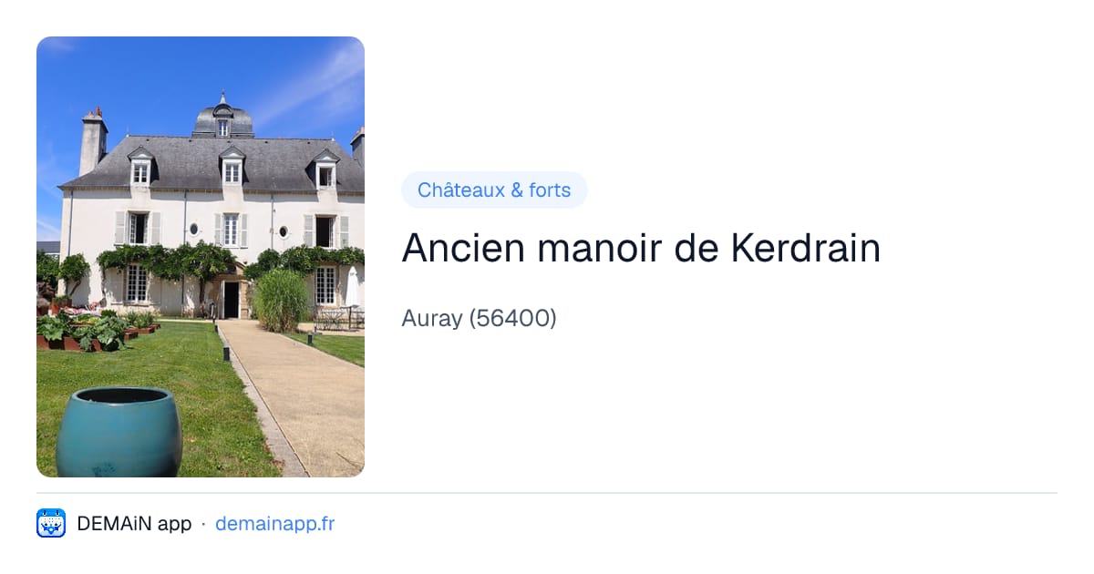 Ancien manoir de Kerdrain — Auray