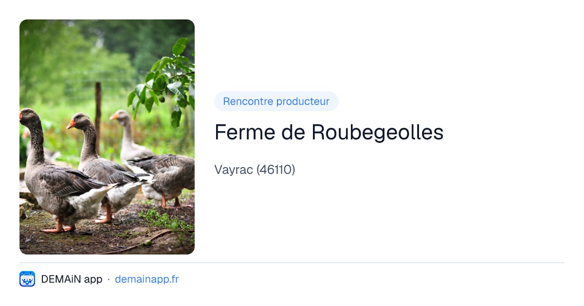 Ferme de Roubegeolles — Vayrac
