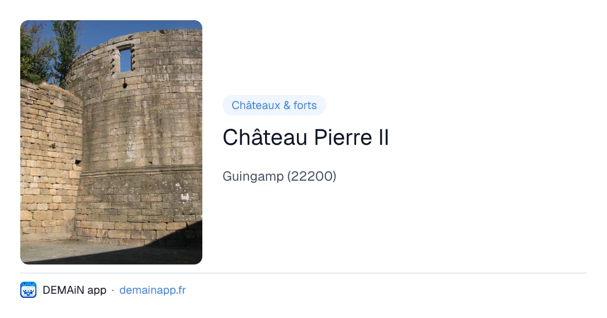 Château Pierre II — Guingamp
