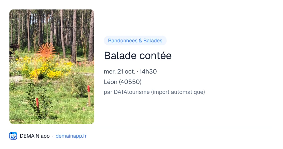 Balade contée — Léon