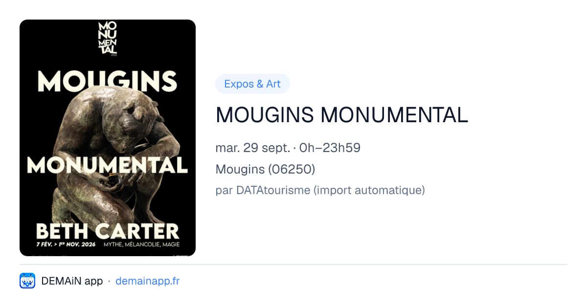 MOUGINS MONUMENTAL — Mougins