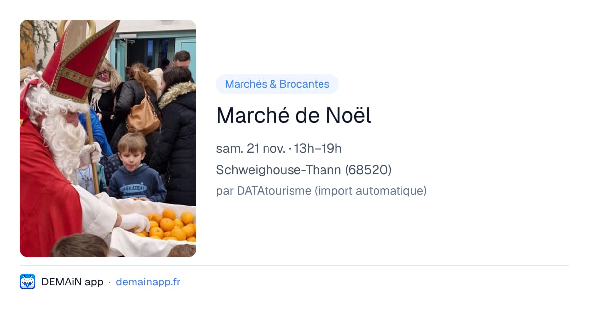 Marché de Noël — Schweighouse-Thann